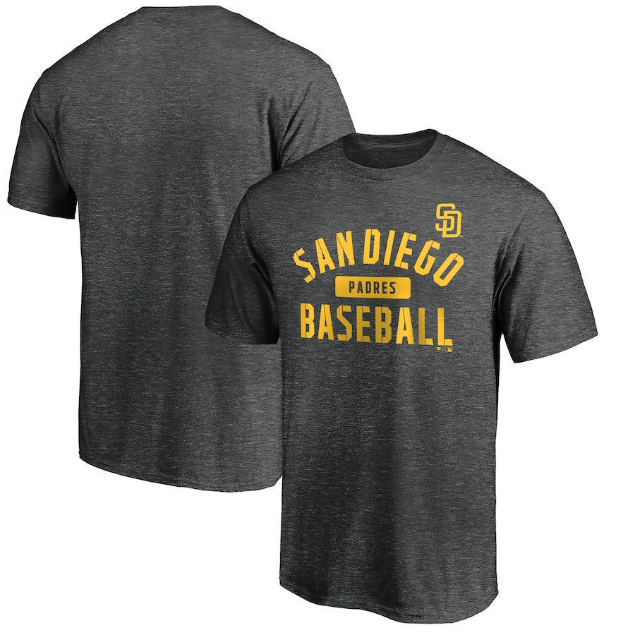 Men's San Diego Padres Charcoal Team Primary Pill T-Shirt