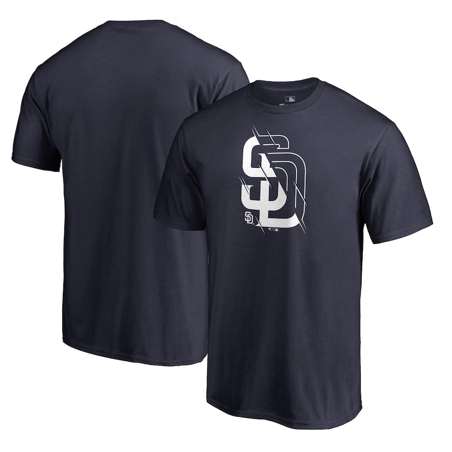 Men's San Diego Padres Navy X-Ray T-Shirt