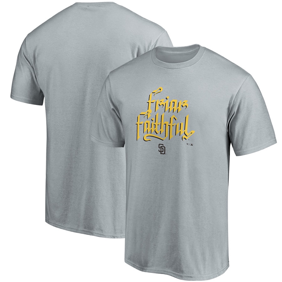 Men's San Diego Padres Heathered Gray Local T-Shirt