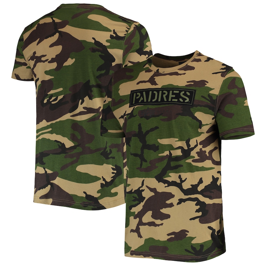 Men's San Diego Padres New Era Camo Club T-Shirt Men's San Diego Padres New Era Camo Club T-Shirt