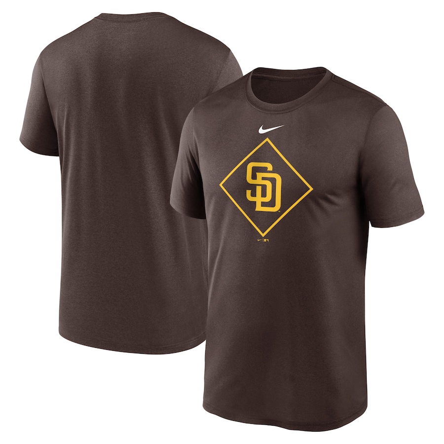 Men's San Diego Padres Nike Brown Legend Icon Performance T-Shirt