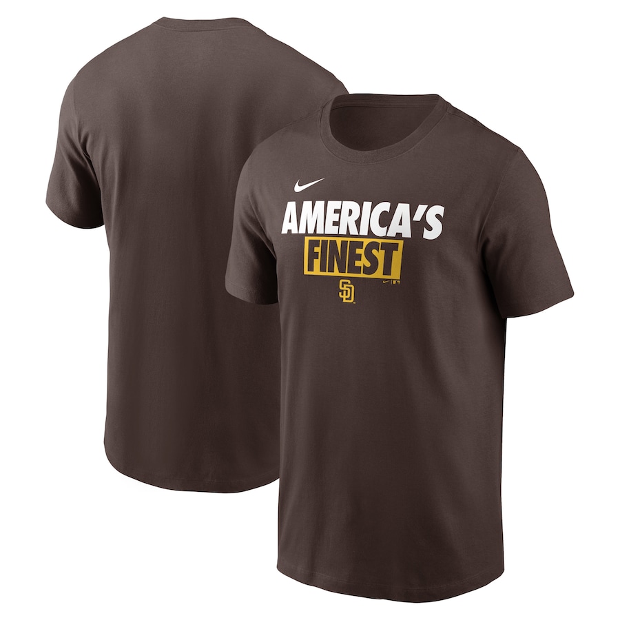 Men's San Diego Padres Nike Brown Rally Rule T-Shirt