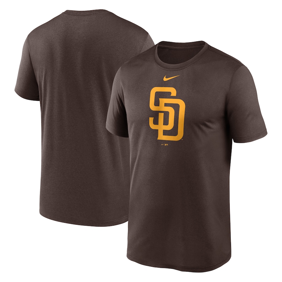 Men's San Diego Padres Nike Charcoal New Legend Logo T-Shirt