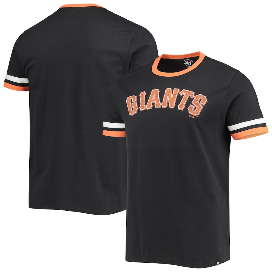 Men's San Francisco Giants '47 Black Team Logo T-Shirt Men's San Francisco Giants '47 Black Team Logo T-Shirt