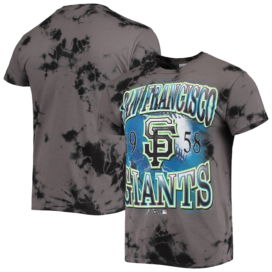 Men's San Francisco Giants '47 Charcoal Wonder Boy Vintage Tubular T-Shirt Men's San Francisco Giants '47 Charcoal Wonder Boy Vintage Tubular T-Shirt