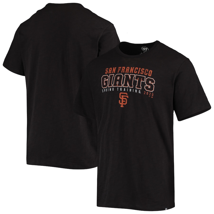 Men's San Francisco Giants '47 Heathered Black Spring Training Team Outline Scrum T-Shirt Men's San Francisco Giants '47 Heathered Black Spring Training Team Outline Scrum T-Shirt
