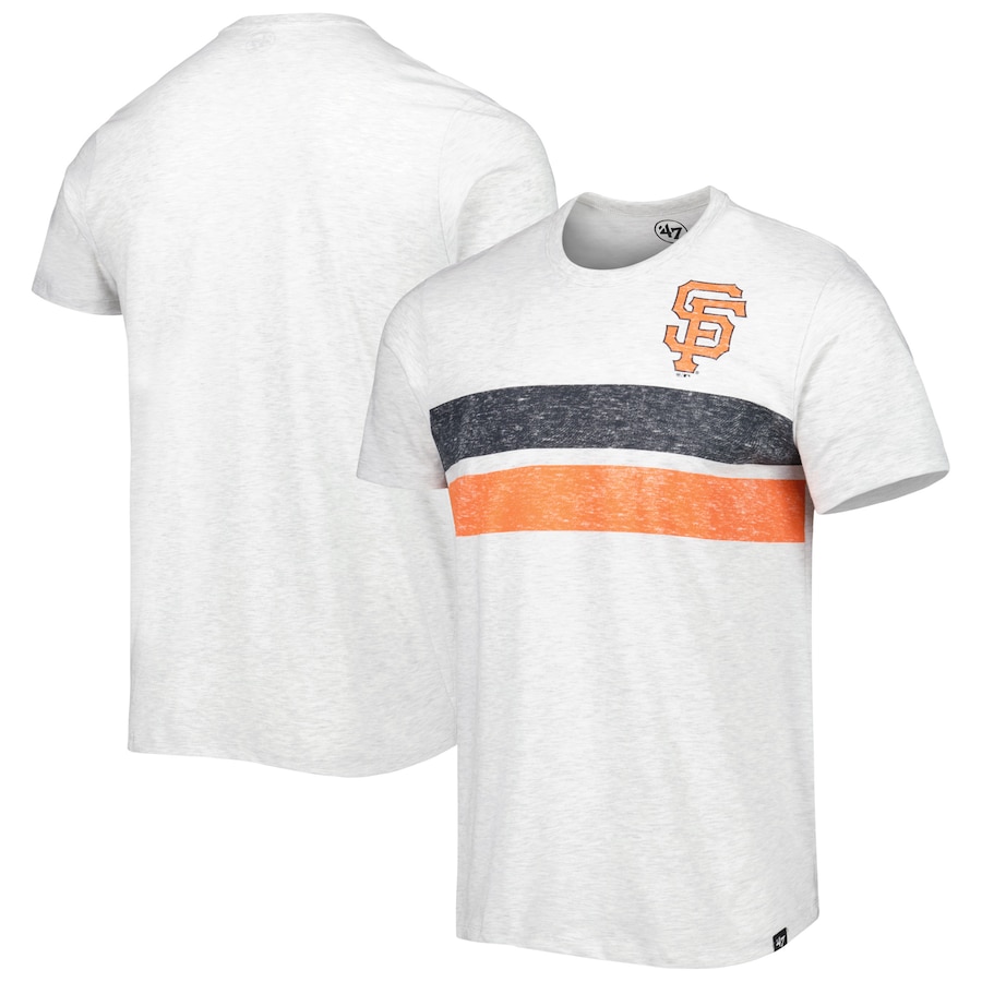 Men's San Francisco Giants '47 Heathered Gray Team Logo T-Shirt Men's San Francisco Giants '47 Heathered Gray Team Logo T-Shirt