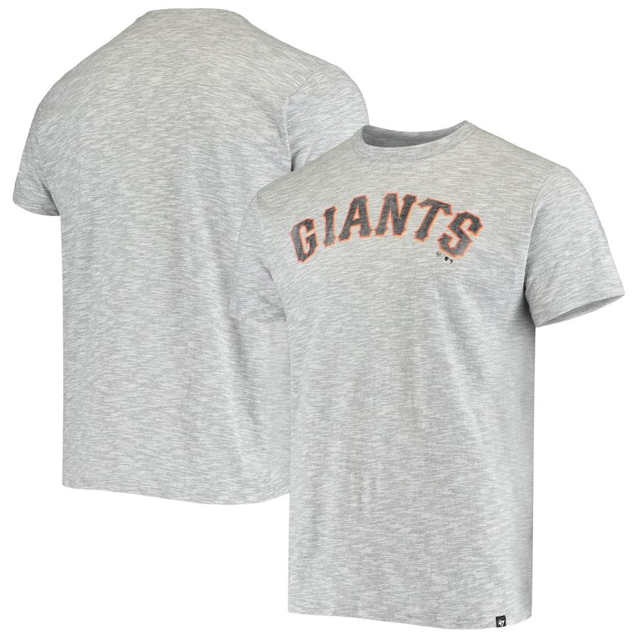 Men's San Francisco Giants '47 Heathered Gray Varsity Scrum T-Shirt Men's San Francisco Giants '47 Heathered Gray Varsity Scrum T-Shirt