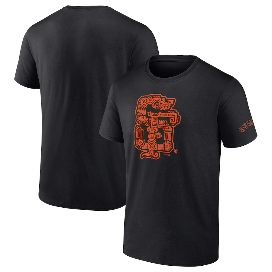 Men's San Francisco Giants Black Gigantes T-Shirt Men's San Francisco Giants Black Gigantes T-Shirt