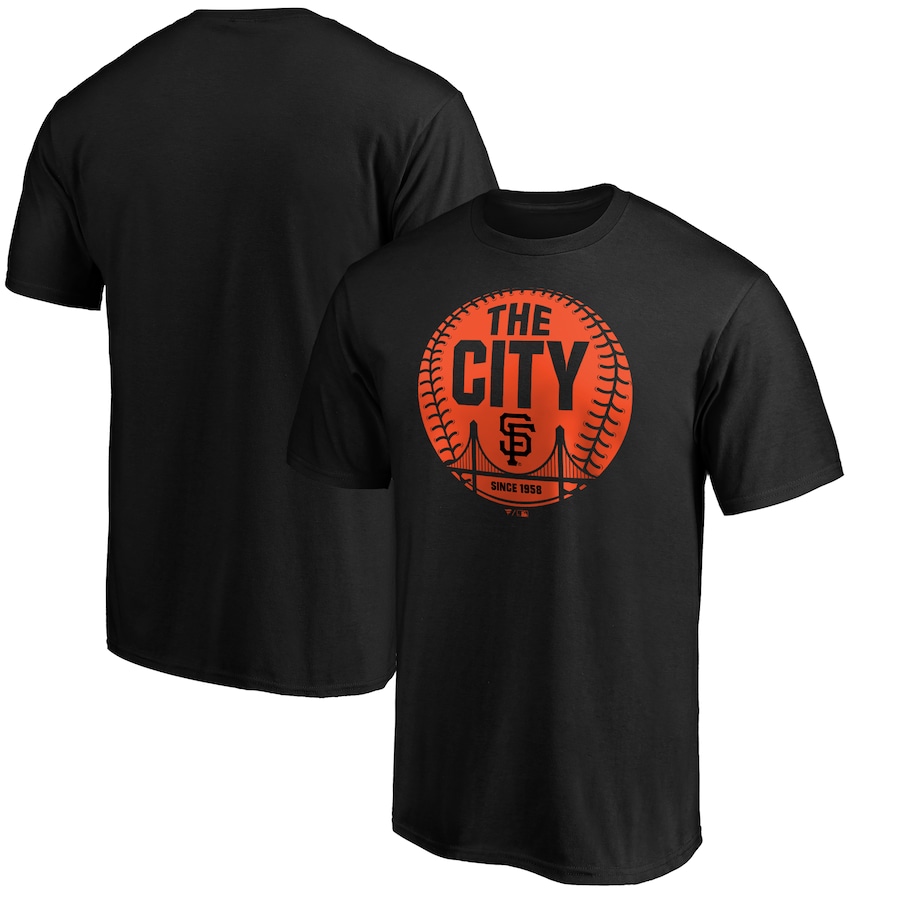 Men's San Francisco Giants Black City Ball Hometown Collection T-Shirt