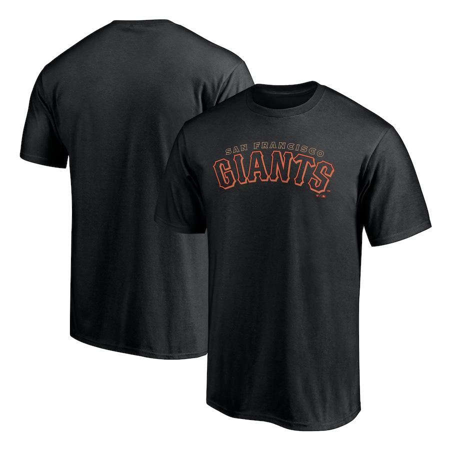 Men's San Francisco Giants Black Giants Alternate Club Lettering T-Shirt