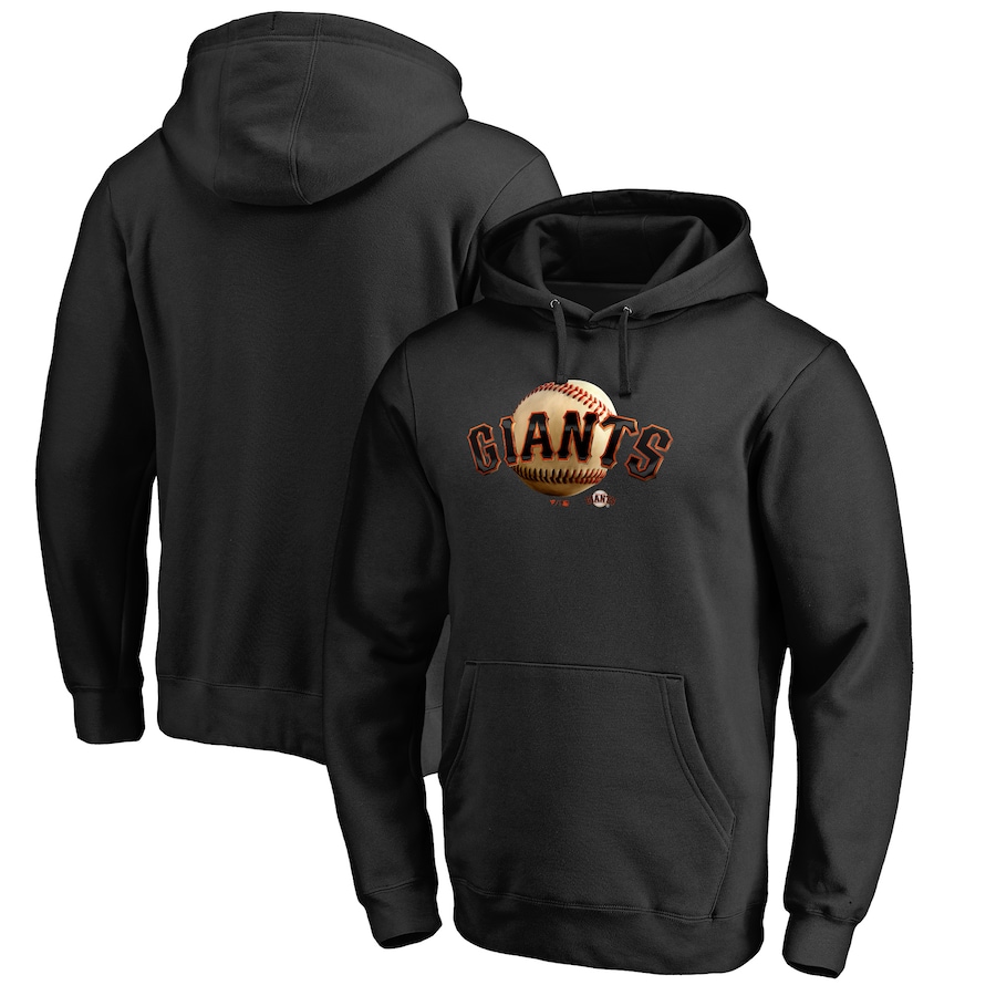 Men's San Francisco Giants Black Midnight Mascot Pullover Hoodie Men's San Francisco Giants Black Midnight Mascot Pullover Hoodie