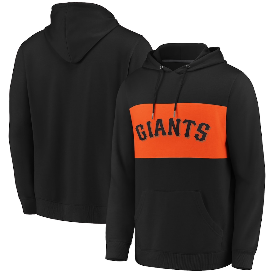 Men's San Francisco Giants Black/Orange True Classics Team Faux Cashmere Pullover Hoodie Men's San Francisco Giants Black/Orange True Classics Team Faux Cashmere Pullover Hoodie