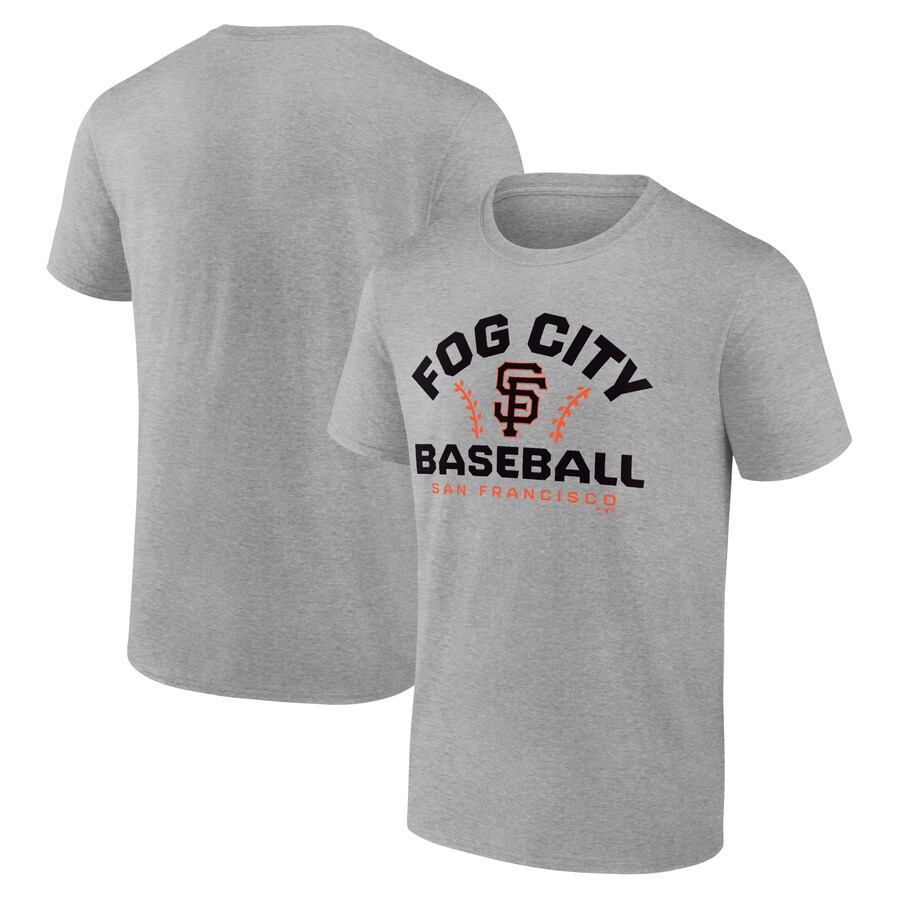 Men's San Francisco Giants Heather Gray Team Go For Two T-Shirt
