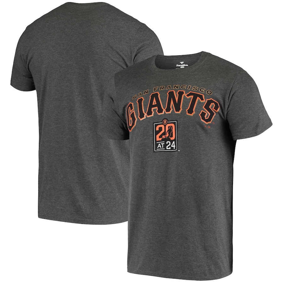 Men's San Francisco Giants Heathered Charcoal Classic 20 at 24 T-Shirt
