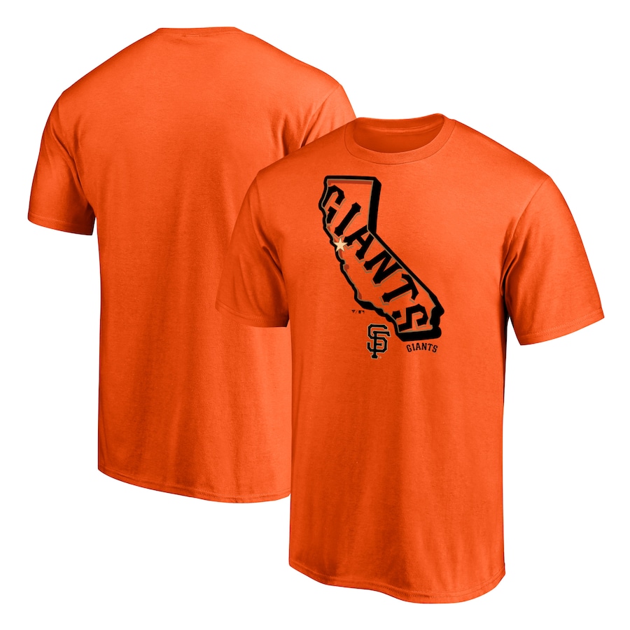 Men's San Francisco Giants Orange Hometown Paint The Black T-Shirt Men's San Francisco Giants Orange Hometown Paint The Black T-Shirt