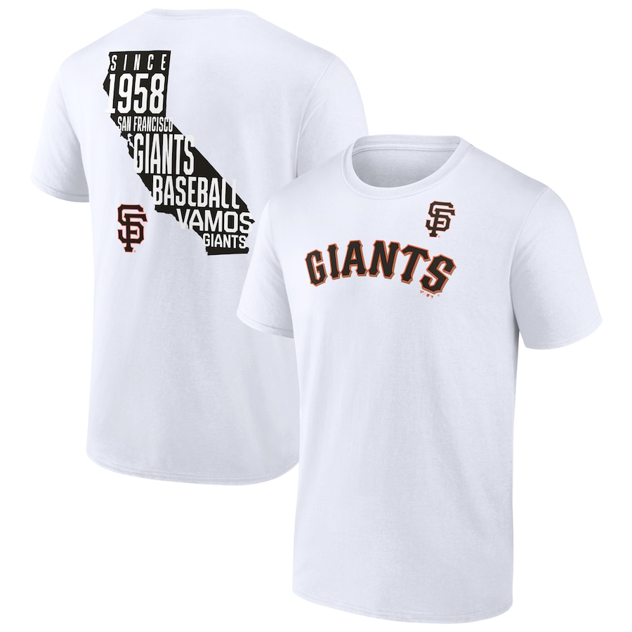Men's San Francisco Giants White Hometown Hot Shot T-Shirt