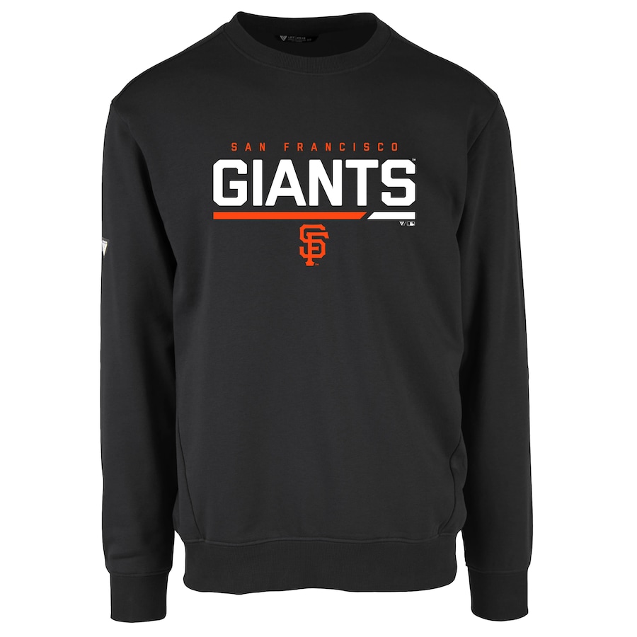 Men's San Francisco Giants Levelwear Black Zane Fleece Pullover Sweatshirt Men's San Francisco Giants Levelwear Black Zane Fleece Pullover Sweatshirt