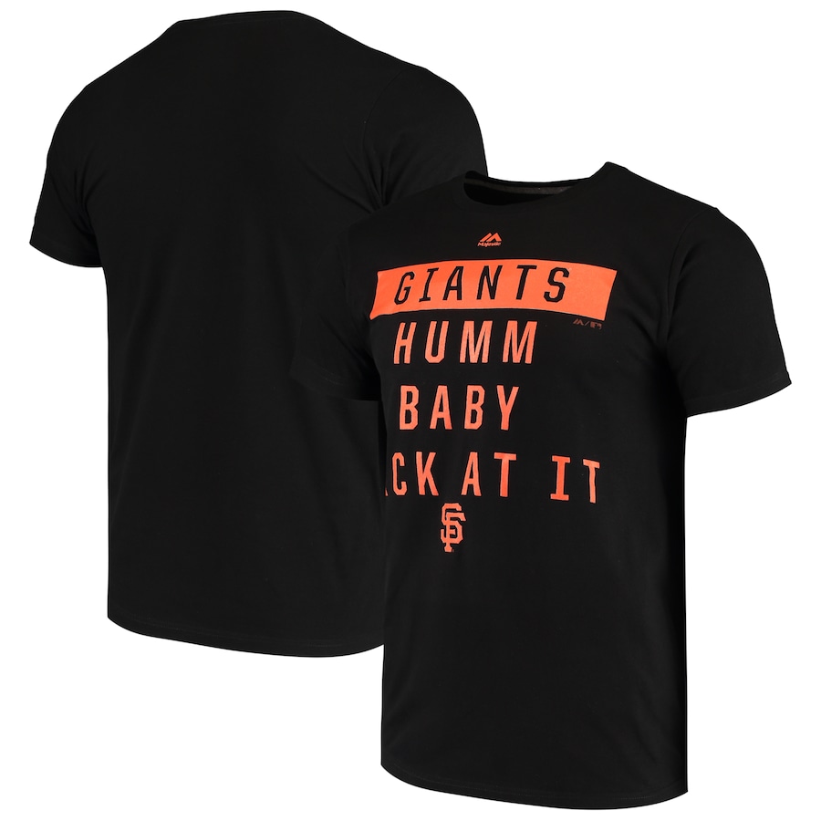 Men's San Francisco Giants Majestic Black Have Pride Logo T-Shirt