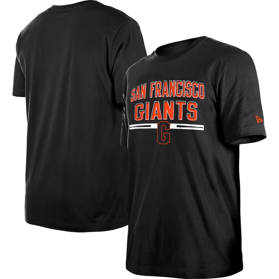 Men's San Francisco Giants New Era Black Batting Practice T-Shirt Men's San Francisco Giants New Era Black Batting Practice T-Shirt