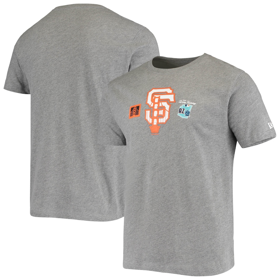 Men's San Francisco Giants New Era Gray 2020 Spring Training Batting Practice T-Shirt Men's San Francisco Giants New Era Gray 2020 Spring Training Batting Practice T-Shirt