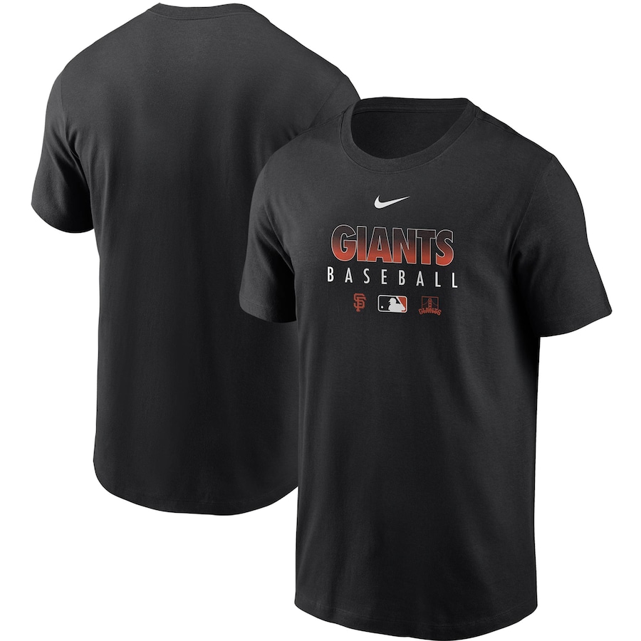 Men's San Francisco Giants Nike Black Authentic Collection Team Performance T-Shirt Men's San Francisco Giants Nike Black Authentic Collection Team Performance T-Shirt
