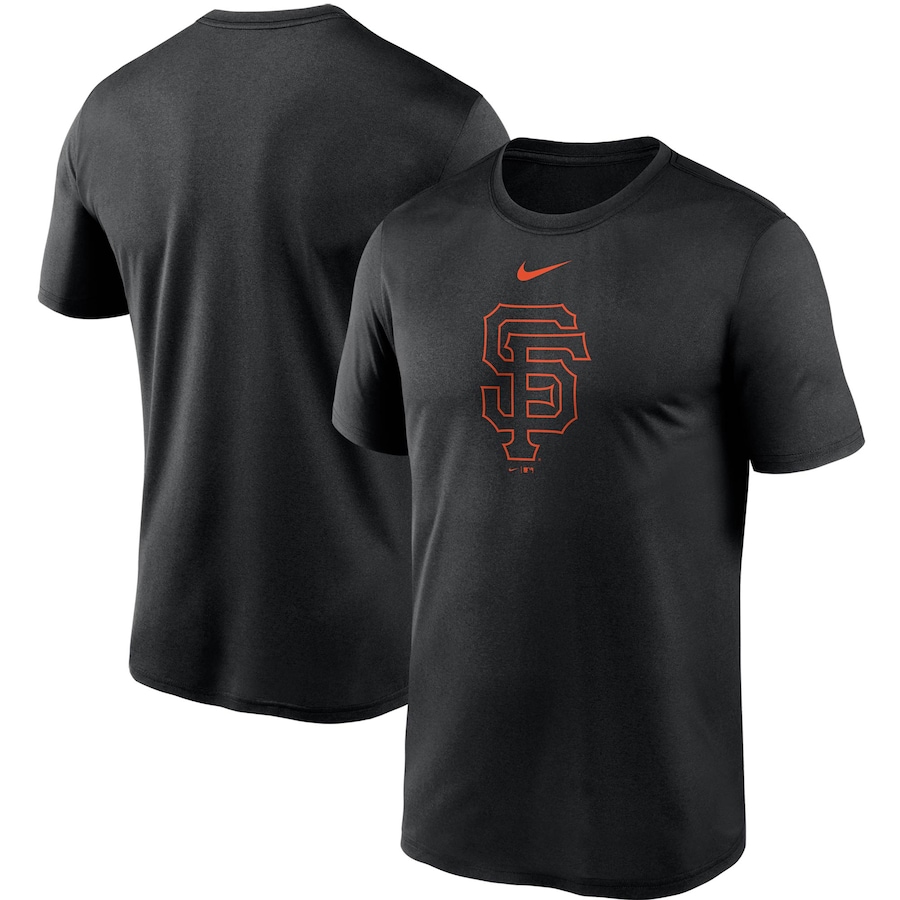 Men's San Francisco Giants Nike Black Large Logo Legend Performance T-Shirt