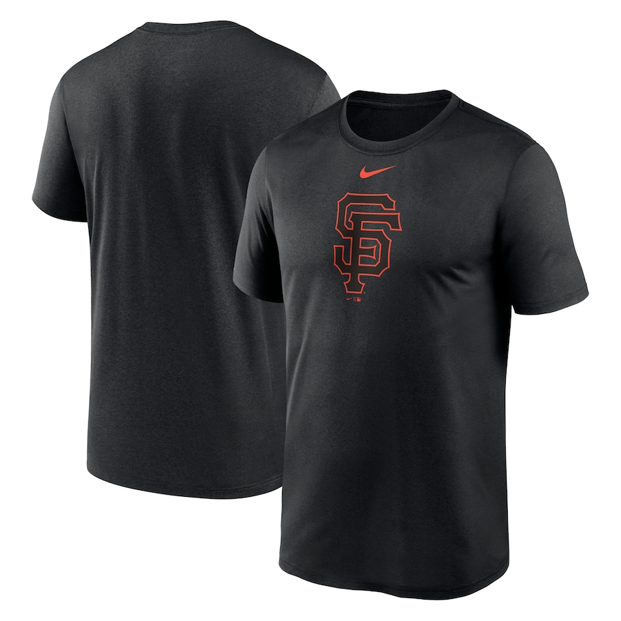 Men's San Francisco Giants Nike Black New Legend Logo T-Shirt