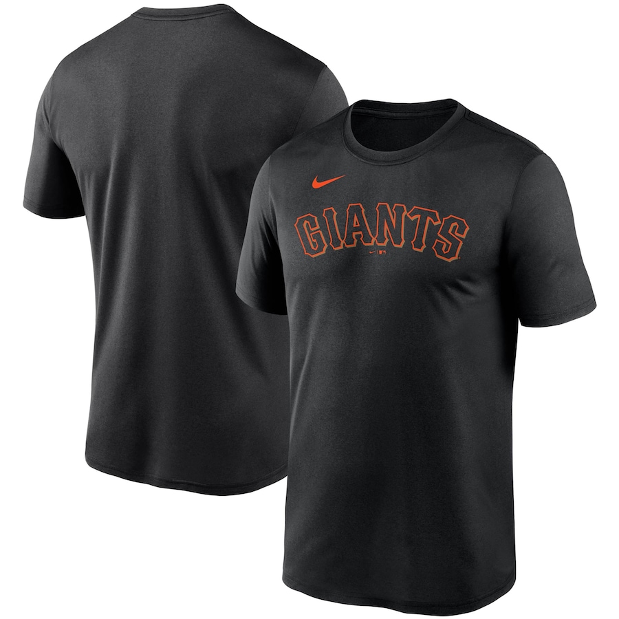 Men's San Francisco Giants Nike Black Wordmark Legend T-Shirt