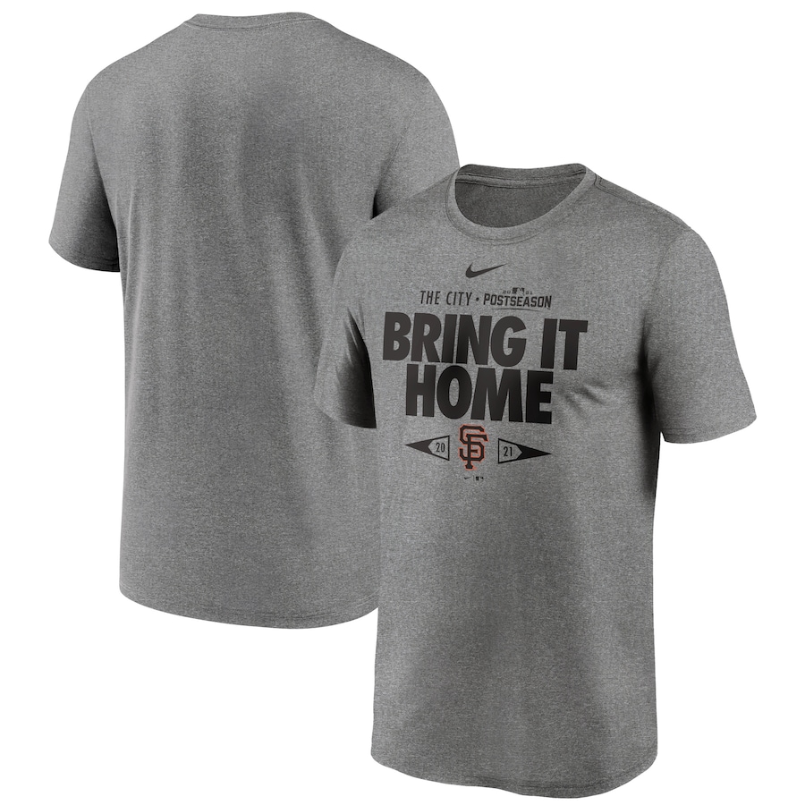 Men's San Francisco Giants Nike Gray 2021 Postseason Proving Grounds T-Shirt Men's San Francisco Giants Nike Gray 2021 Postseason Proving Grounds T-Shirt