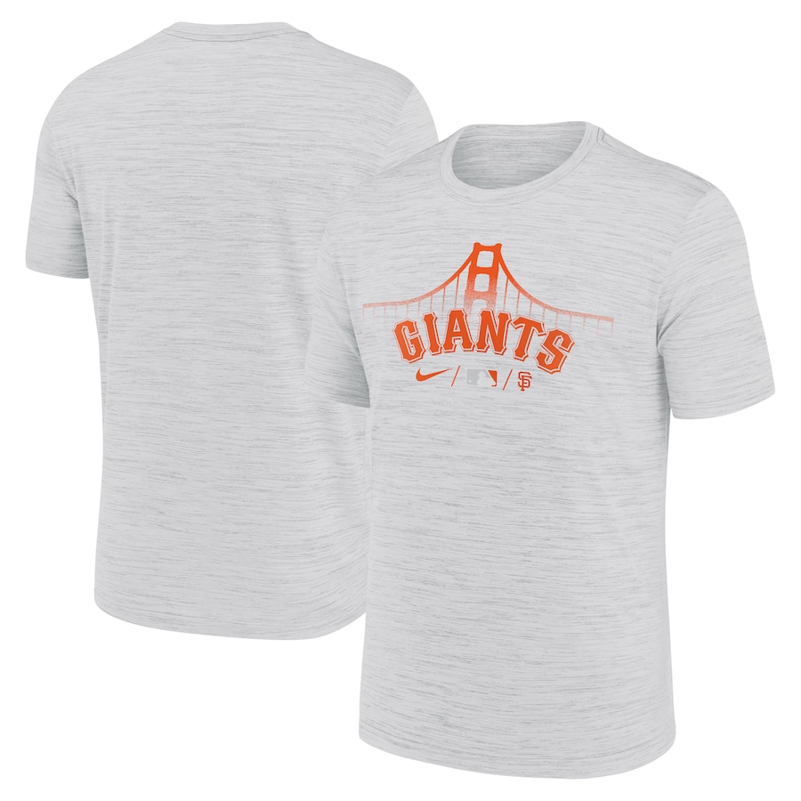 Men's San Francisco Giants Nike Gray Authentic Collection City Connect Velocity Space-Dye Performance T-Shirt Men's San Francisco Giants Nike Gray Authentic Collection City Connect Velocity Space-Dye Performance T-Shirt