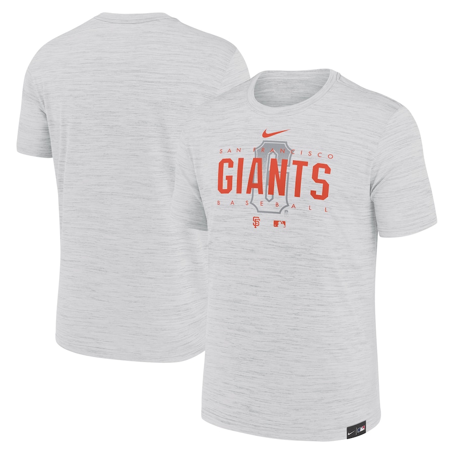 Men's San Francisco Giants Nike Gray City Connect Velocity Practice Performance T-Shirt Men's San Francisco Giants Nike Gray City Connect Velocity Practice Performance T-Shirt