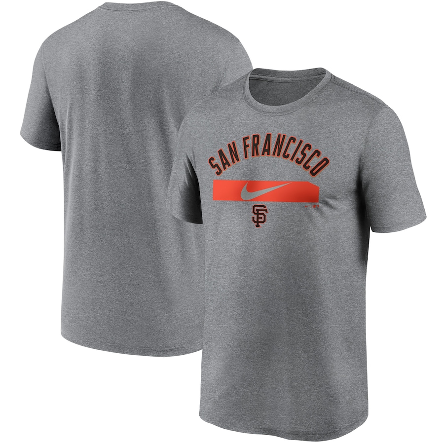 Men's San Francisco Giants Nike Gray City Legend Practice Performance T-Shirt