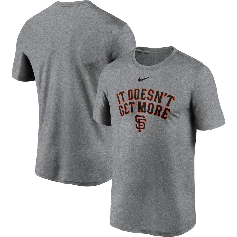 Men's San Francisco Giants Nike Gray Local Font Legend T-Shirt Men's San Francisco Giants Nike Gray Local Font Legend T-Shirt