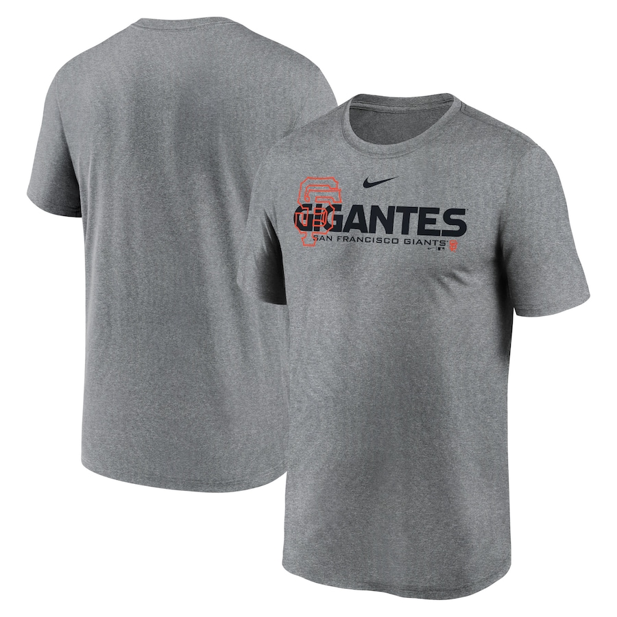 Men's San Francisco Giants Nike Heathered Charcoal Local Rep Legend Performance T-Shirt Men's San Francisco Giants Nike Heathered Charcoal Local Rep Legend Performance T-Shirt