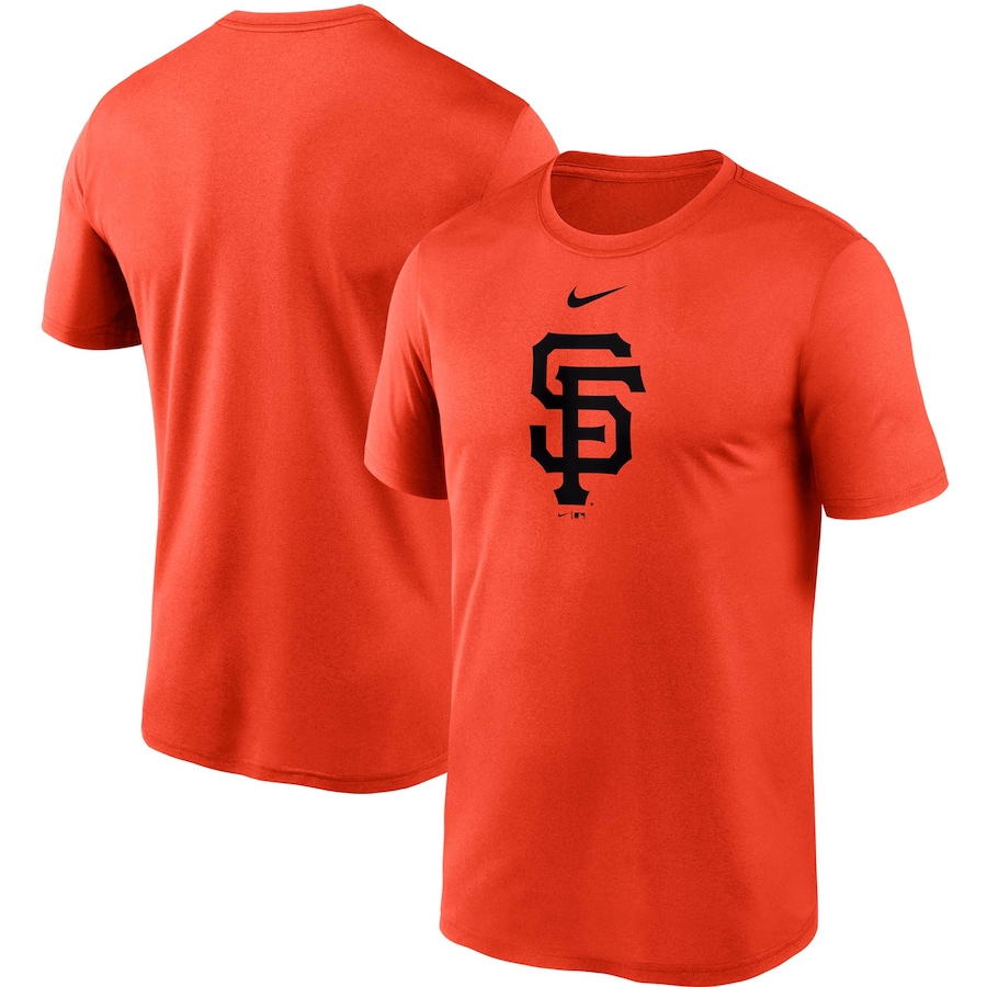 Men's San Francisco Giants Nike Orange Large Logo Legend Performance T-Shirt