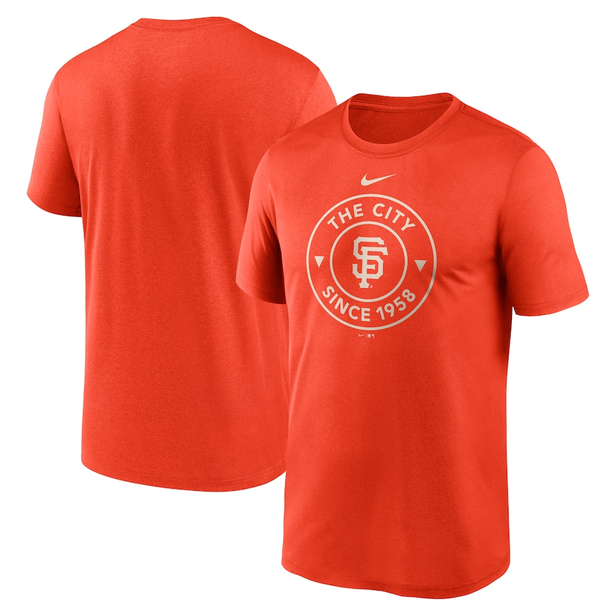 Men's San Francisco Giants Nike Orange Local Club Rep Performance T-Shirt