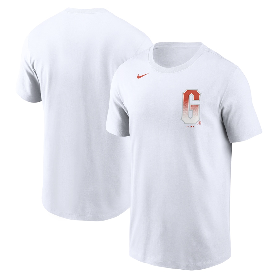 Men's San Francisco Giants Nike White Team City Connect Wordmark T-Shirt