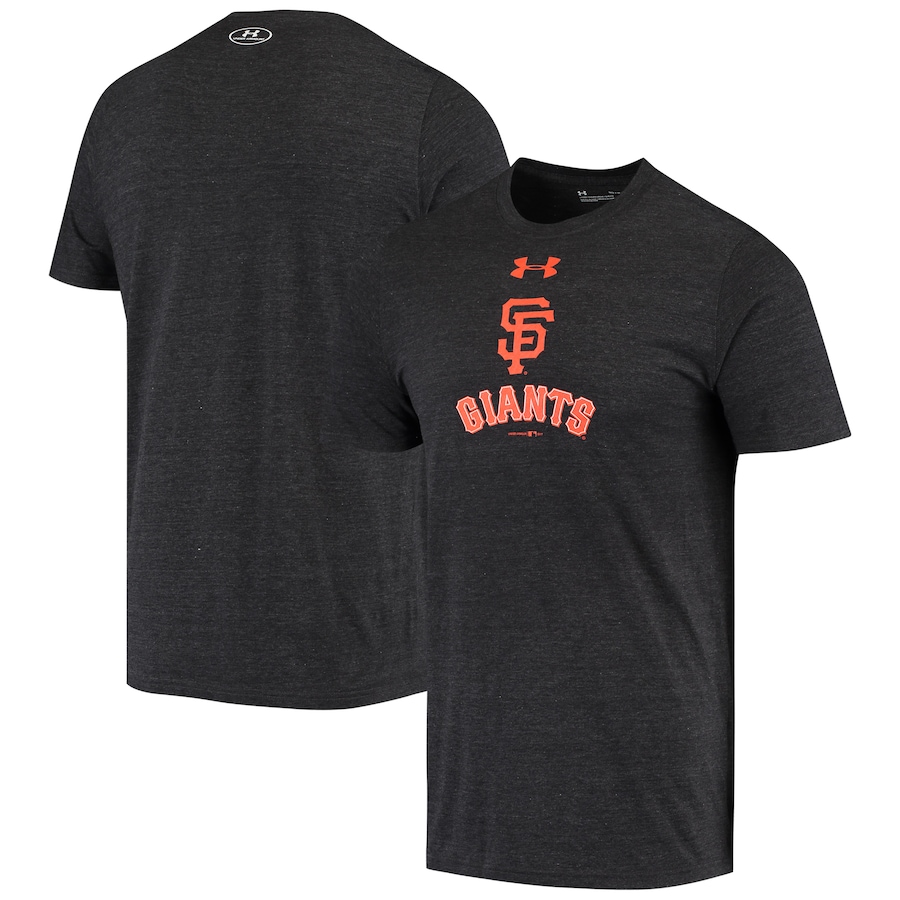 Men's San Francisco Giants Under Armour Black Performance Opportunity Tri-Blend T-Shirt Men's San Francisco Giants Under Armour Black Performance Opportunity Tri-Blend T-Shirt