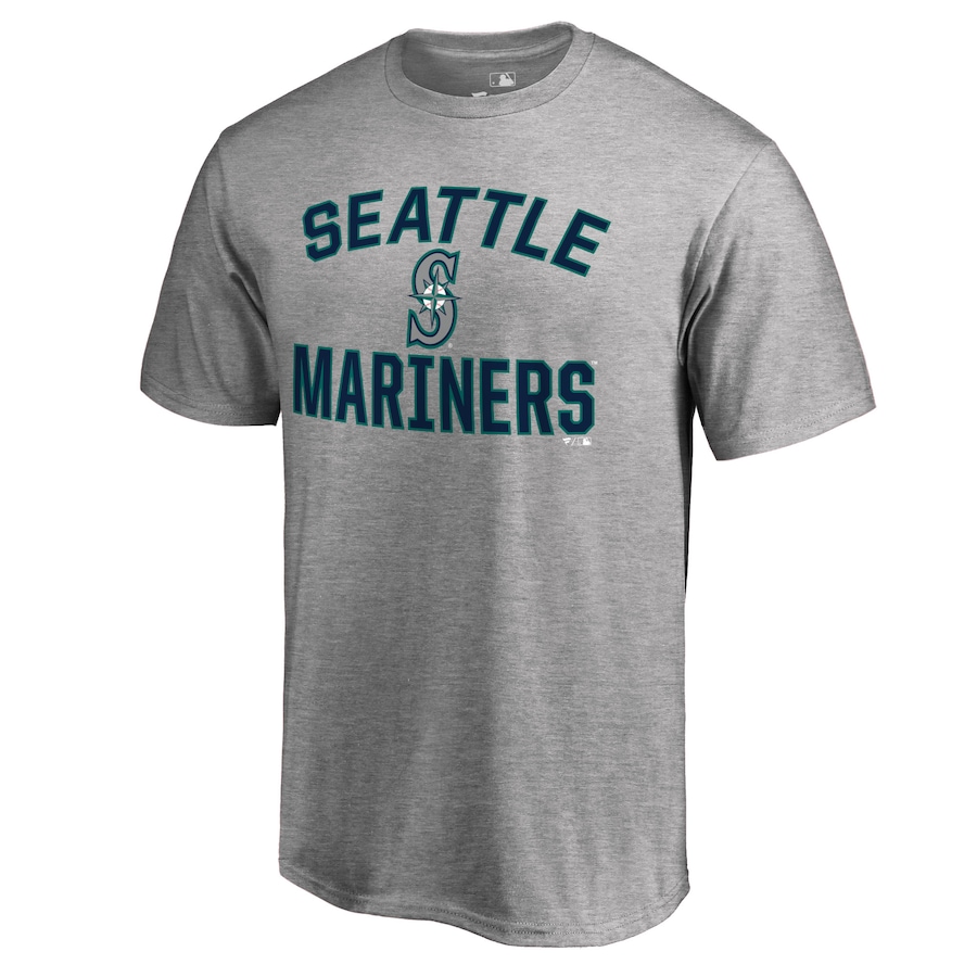Men's Seattle Mariners Ash Victory Arch T-Shirt