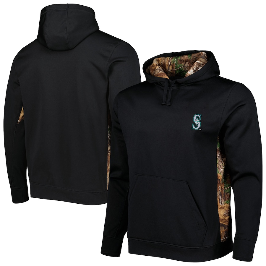 Men's Seattle Mariners Dunbrooke Black Ranger Pullover Hoodie