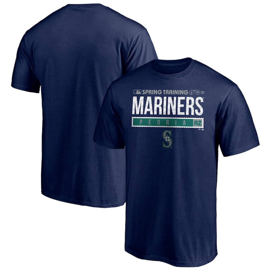 Men's Seattle Mariners Navy 2021 Spring Training Uncle Charlie T-Shirt Men's Seattle Mariners Navy 2021 Spring Training Uncle Charlie T-Shirt