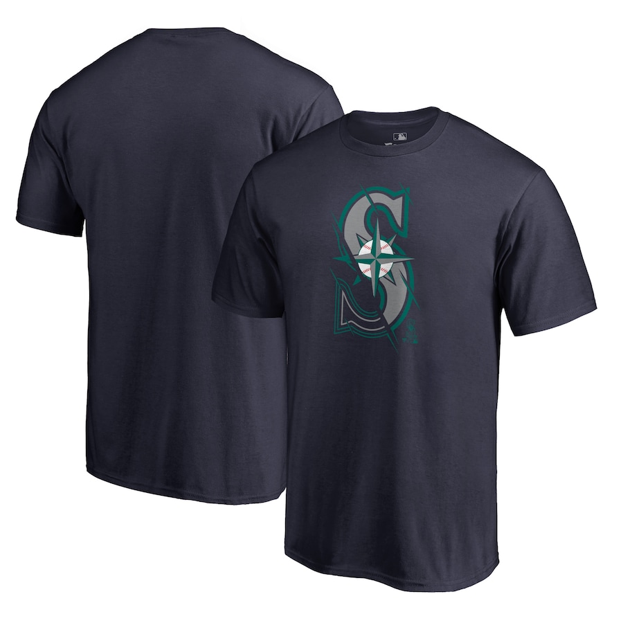 Men's Seattle Mariners Navy X-Ray T-Shirt