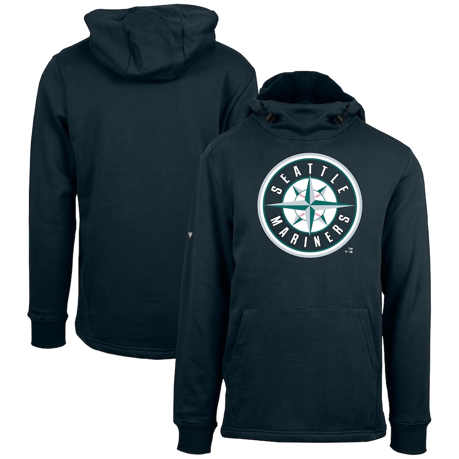 Men's Seattle Mariners Levelwear Navy Shift Sportswear Core Logo Pullover Hoodie Men's Seattle Mariners Levelwear Navy Shift Sportswear Core Logo Pullover Hoodie