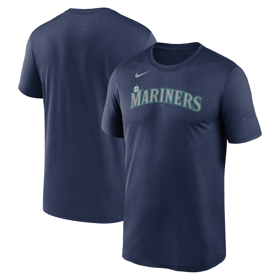 Men's Seattle Mariners Nike Navy New Legend Wordmark T-Shirt Men's Seattle Mariners Nike Navy New Legend Wordmark T-Shirt