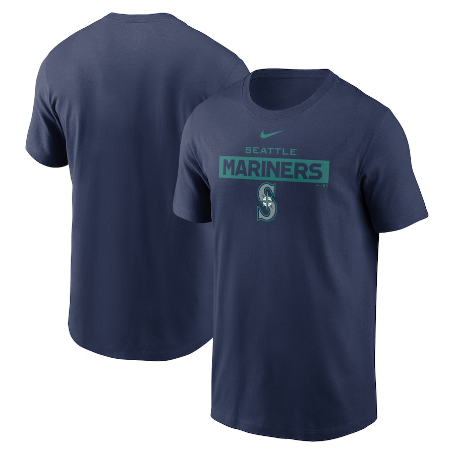 Men's Seattle Mariners Nike Navy Team T-Shirt