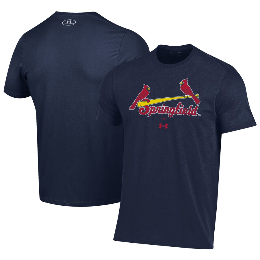 Men's Springfield Cardinals Under Armour Navy Performance T-Shirt