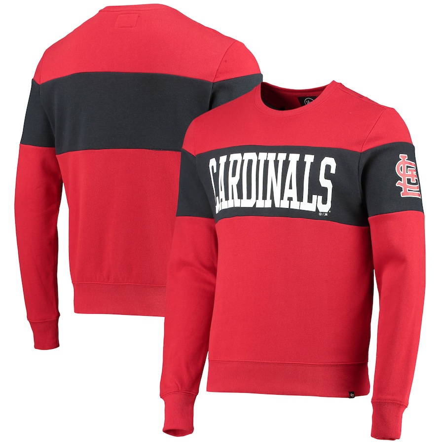 Men's St. Louis Cardinals '47 Red Interstate Pullover Sweatshirt