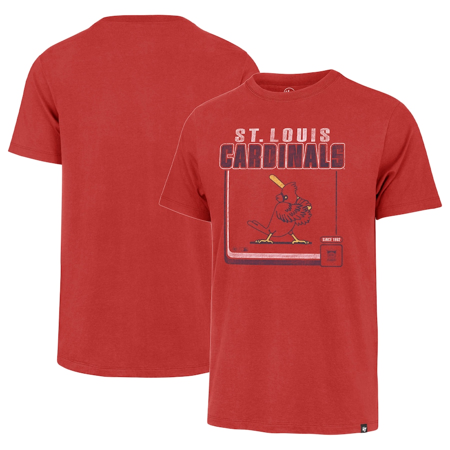 Men's St. Louis Cardinals  '47 Red Borderline Franklin T-shirt