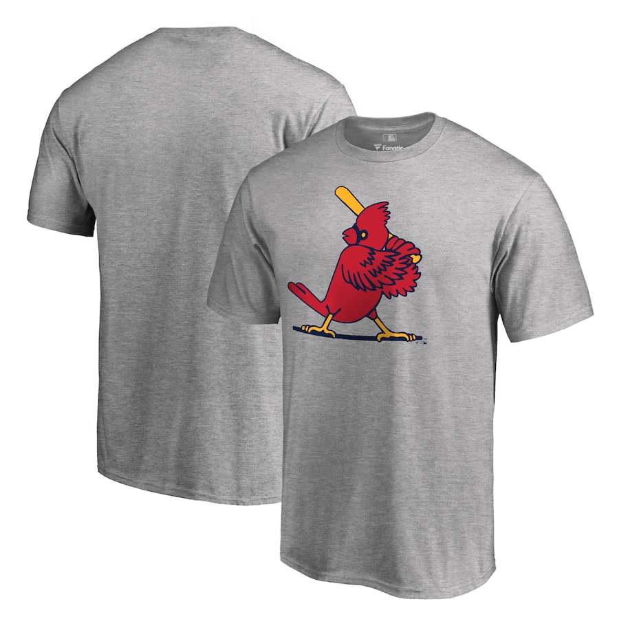 Men's St. Louis Cardinals Ash Cooperstown Collection Forbes T-Shirt Men's St. Louis Cardinals Ash Cooperstown Collection Forbes T-Shirt